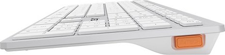 A4tech FBX50C, bezdrátová kancelářská klávesnice, bílá