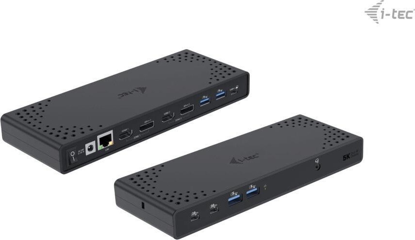 i-tec USB 3.0 / USB-C / Thunderbolt Dual Display Docking Station + PD 100W