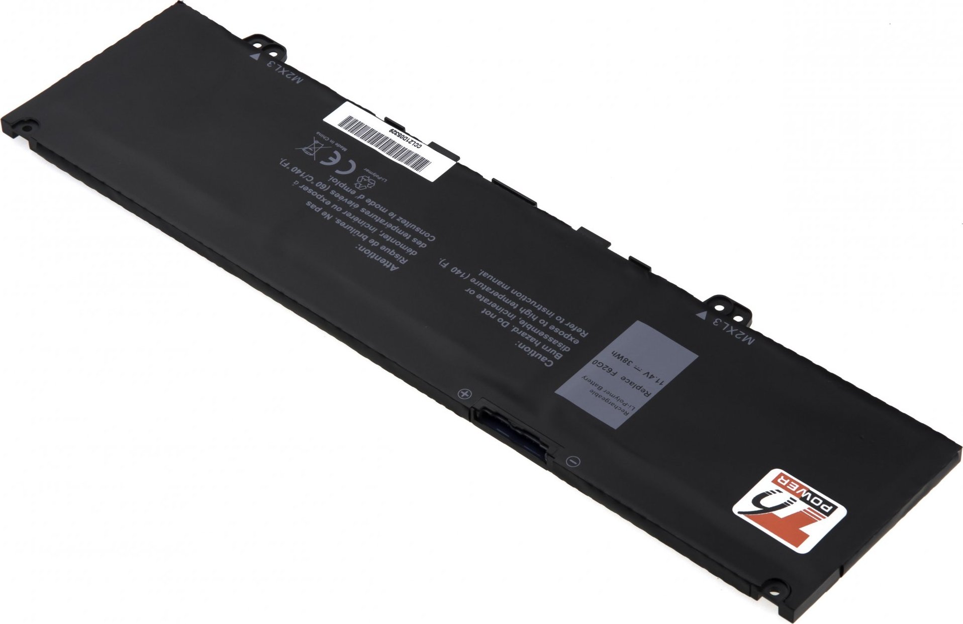 Baterie T6 Power pro Dell Insprion 13 5370, 7370, 7373, Vostro 5370, 3330mAh, 38Wh, 3cell, Li-pol