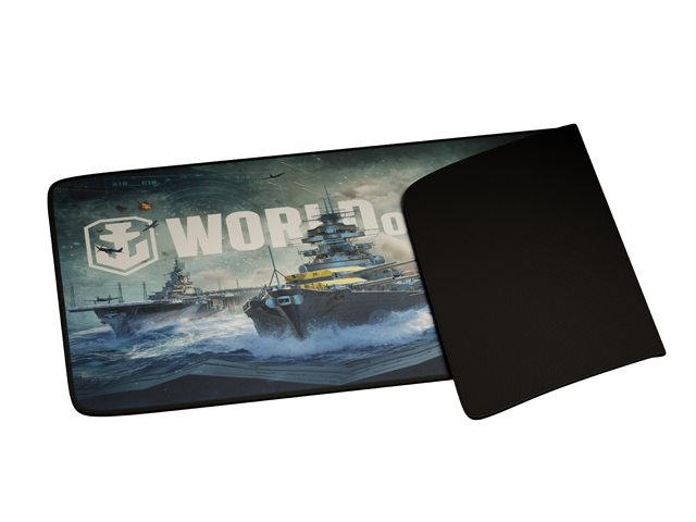 Herní podložka pod myš Genesis CARBON 500 WORLD of WARSHIPS ARMADA, MAXI 90x45cm