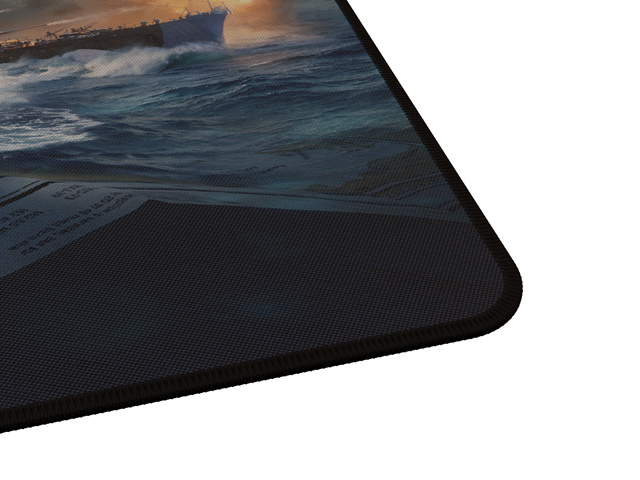 Herní podložka pod myš Genesis CARBON 500 WORLD of WARSHIPS ARMADA, MAXI 90x45cm