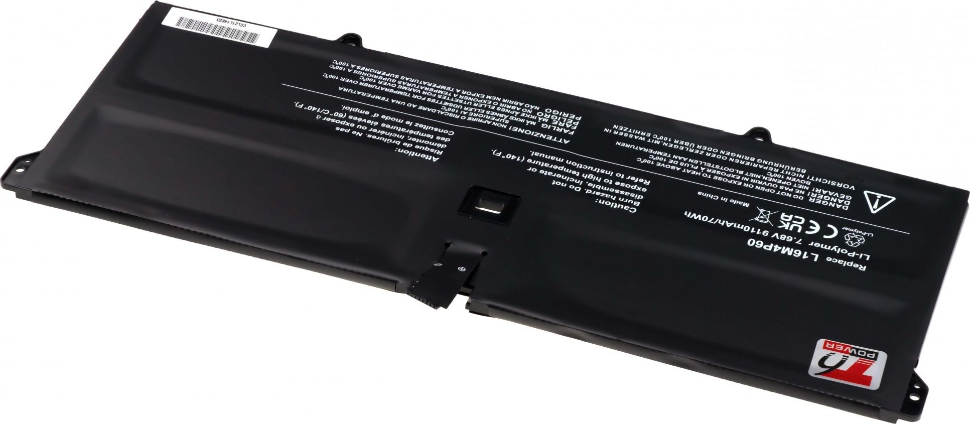 Baterie T6 Power pro Lenovo Yoga 920-13IKB, 9110mAh, 70Wh, 4cell, Li-pol