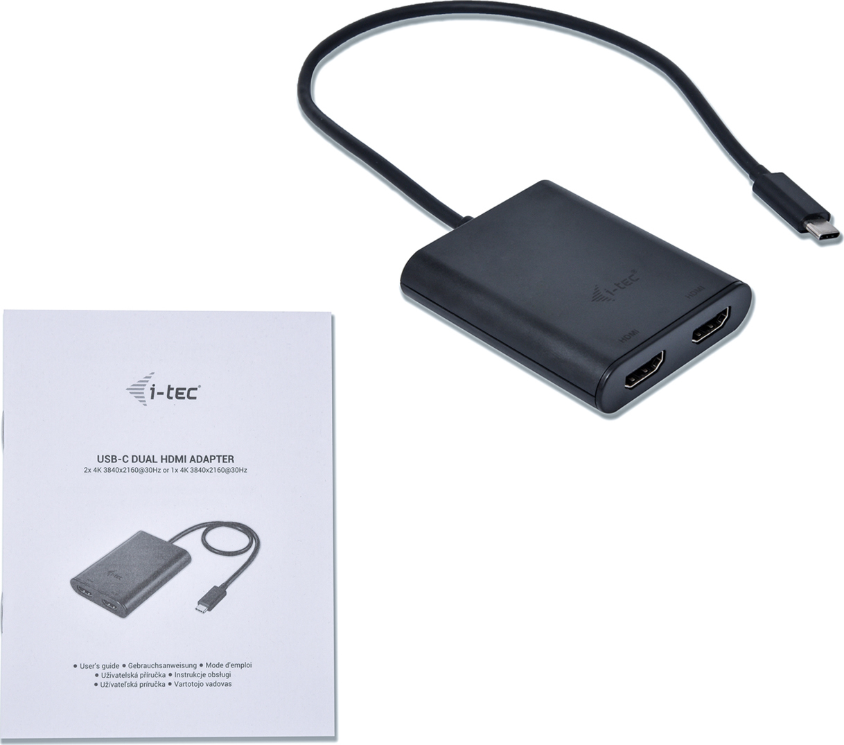 i-tec iTec USB-C na duálny HDMI video adaptér