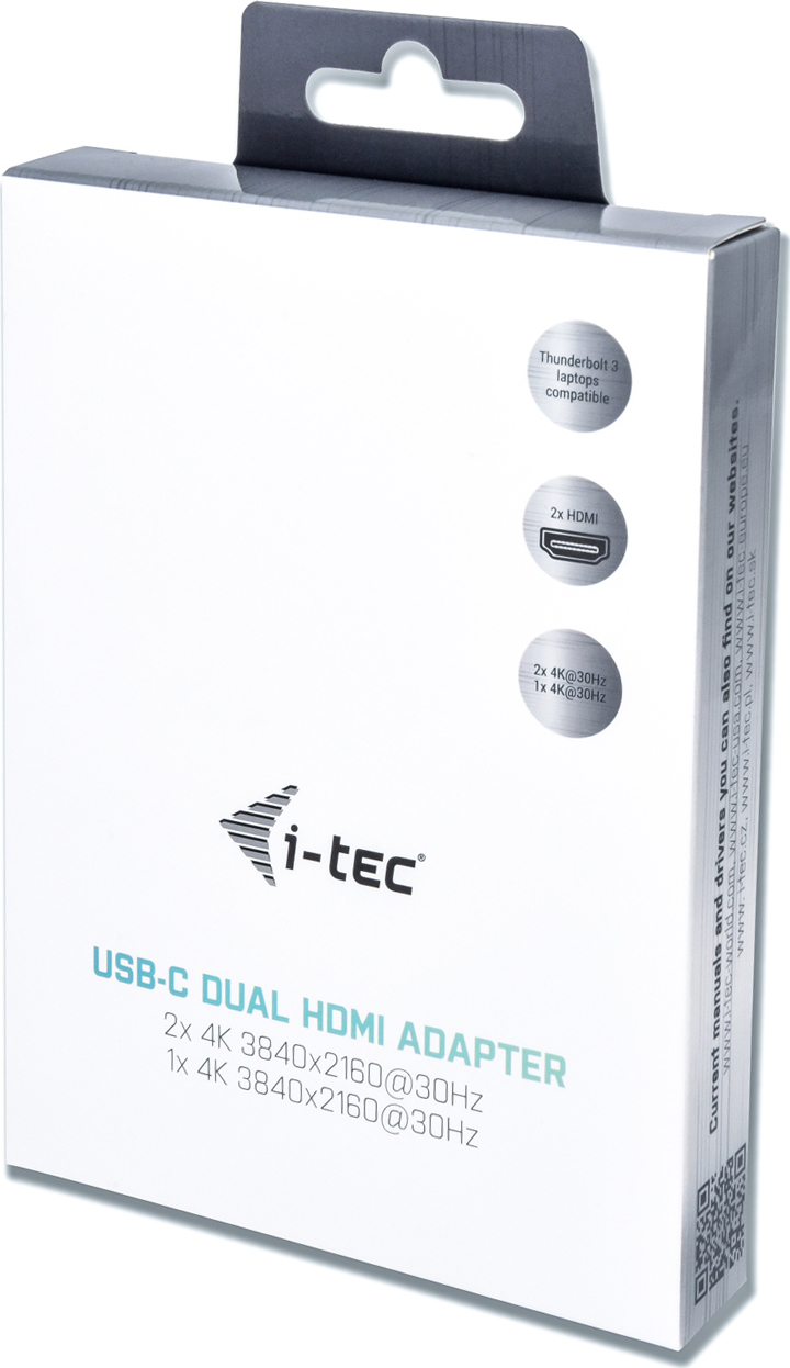 i-tec iTec USB-C na duálny HDMI video adaptér