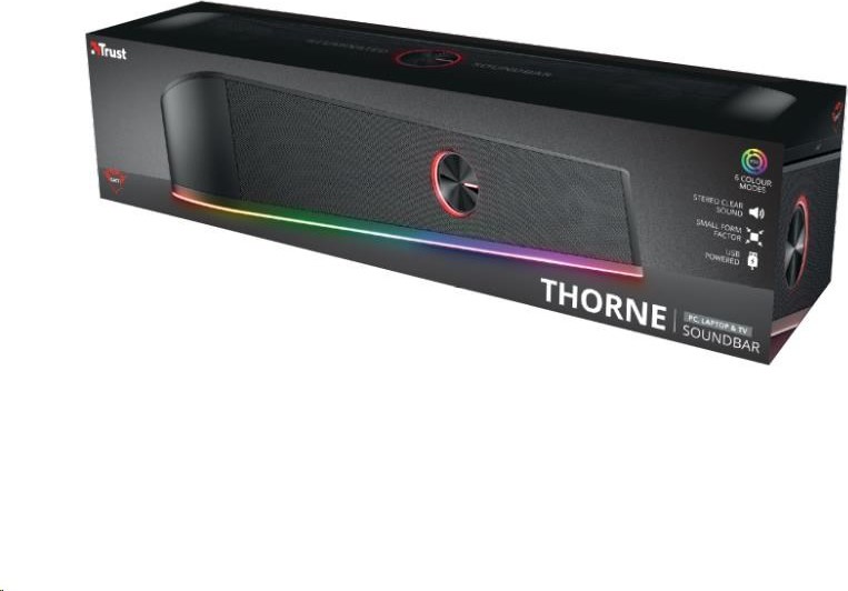 TRUST GXT 619 Thorne RGB podsvietený soundbar