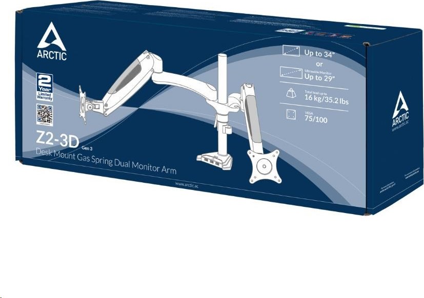 Arctic Cooling Držiak monitora ARCTIC Z2-3D (gen.3)