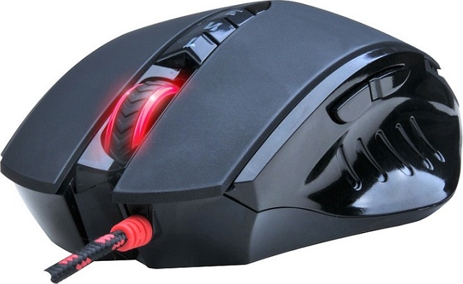 A4tech BLOODY V8 herná myš, až 3200DPI, technológia V-Track, 160KB pamäť, USB, CORE 3, kovové podložky