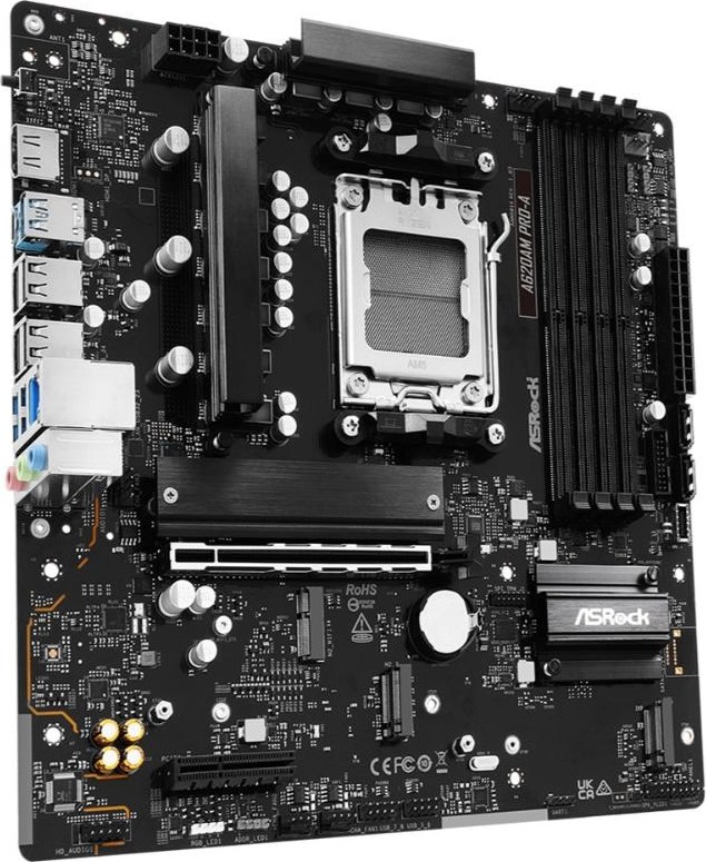 ASRock MB Sc AM5 A620AM PRO-A, AMD A620A, 4xDDR5, 1xHDMI