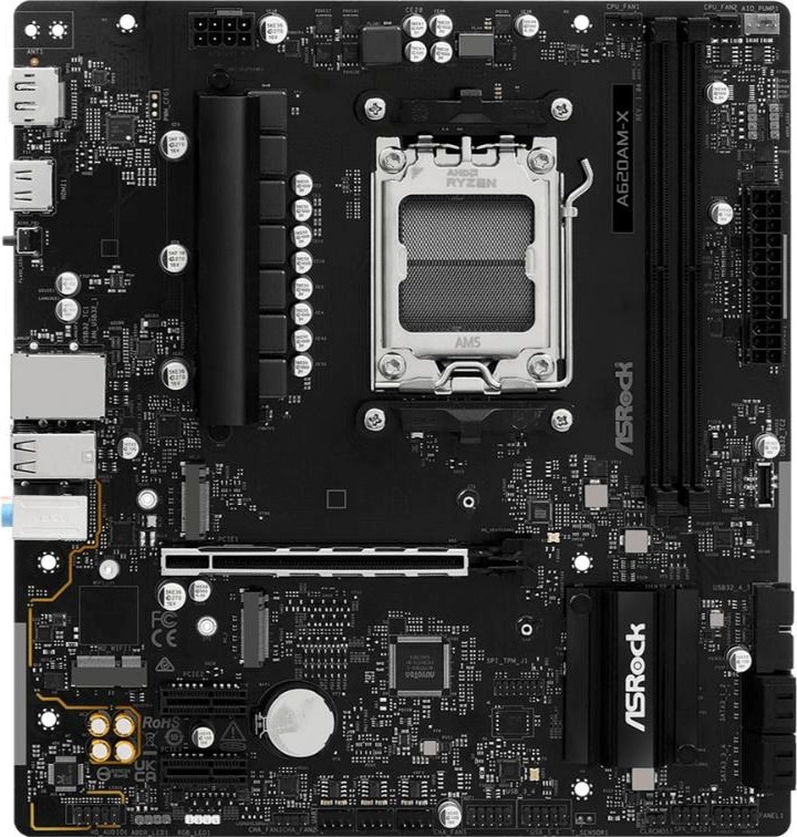 ASRock MB Sc AM5 A620AM-X, AMD A620A, 2xDDR5, 1xHDMI, 1xDP