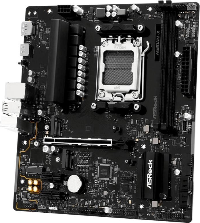 ASRock MB Sc AM5 A620AM-X, AMD A620A, 2xDDR5, 1xHDMI, 1xDP