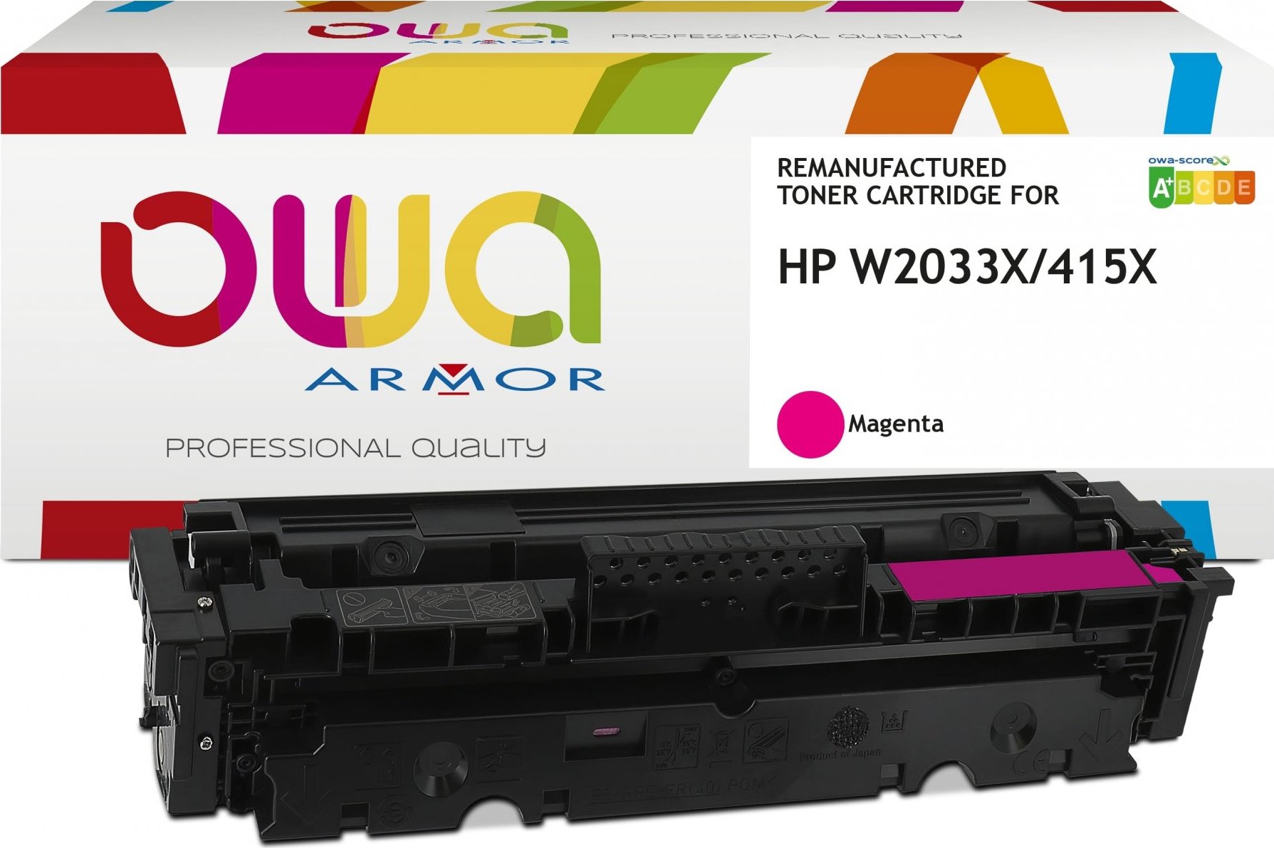 OWA Armor toner pro HP CLJ Pro MFP M450 magenta, level man., 6.000 str., komp.s W2033X