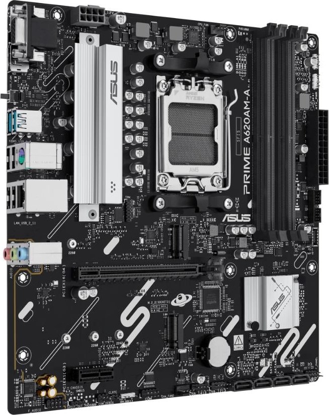 ASUS MB Sc AM5 PRIME A620AM-A-CSM, 4xDDR5, 1xDP, 1xHDMI, 1xVGA, mATX