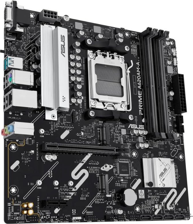 ASUS MB Sc AM5 PRIME A620AM-A-CSM, 4xDDR5, 1xDP, 1xHDMI, 1xVGA, mATX