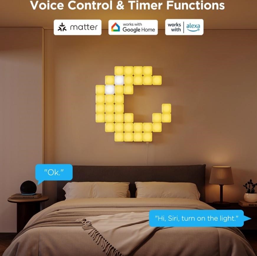 Govee Smart mini RGBIC panely - rozšíření 6ks