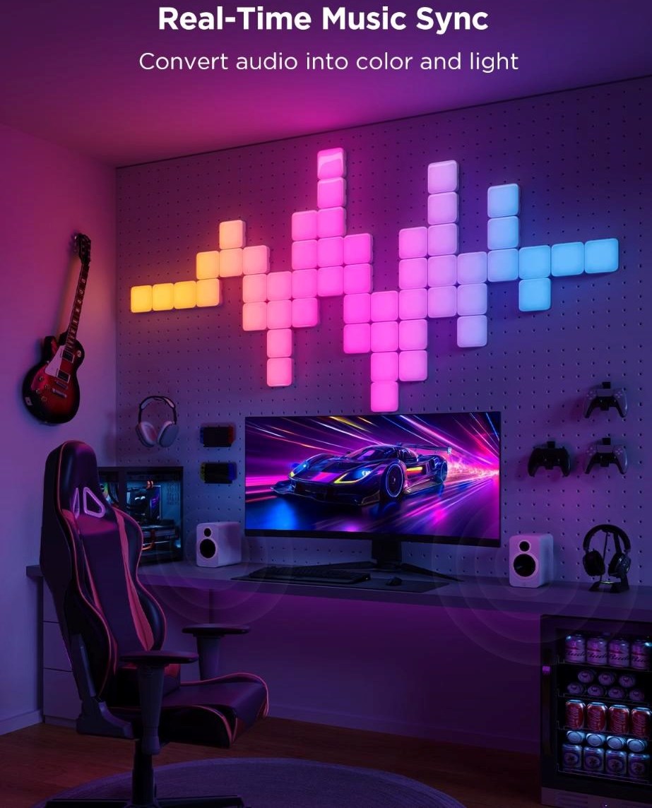 Govee Smart mini RGBIC panely - rozšíření 6ks
