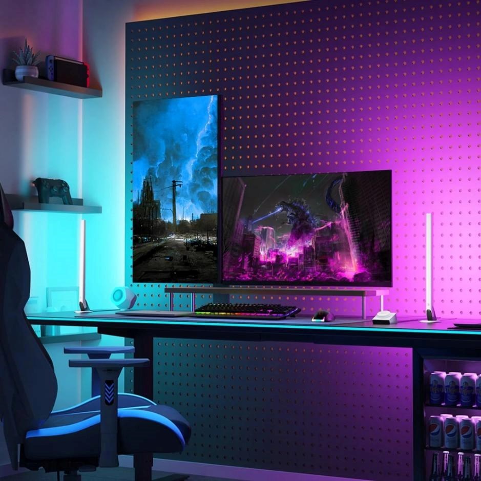 Govee Smart Gaming WiFi LED Panely + Smart Dual ovladač White