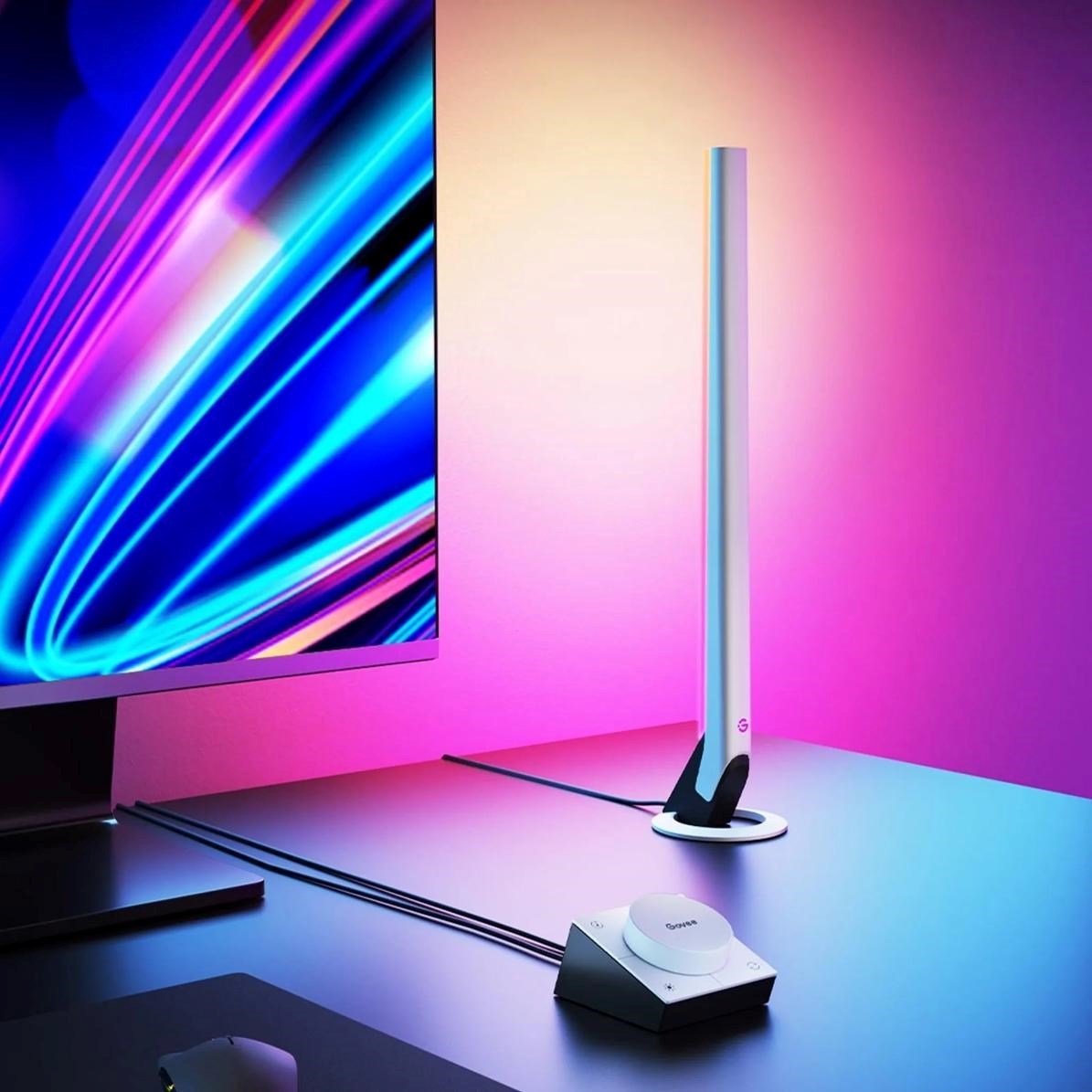 Govee Smart Gaming WiFi LED Panely + Smart Dual ovladač White