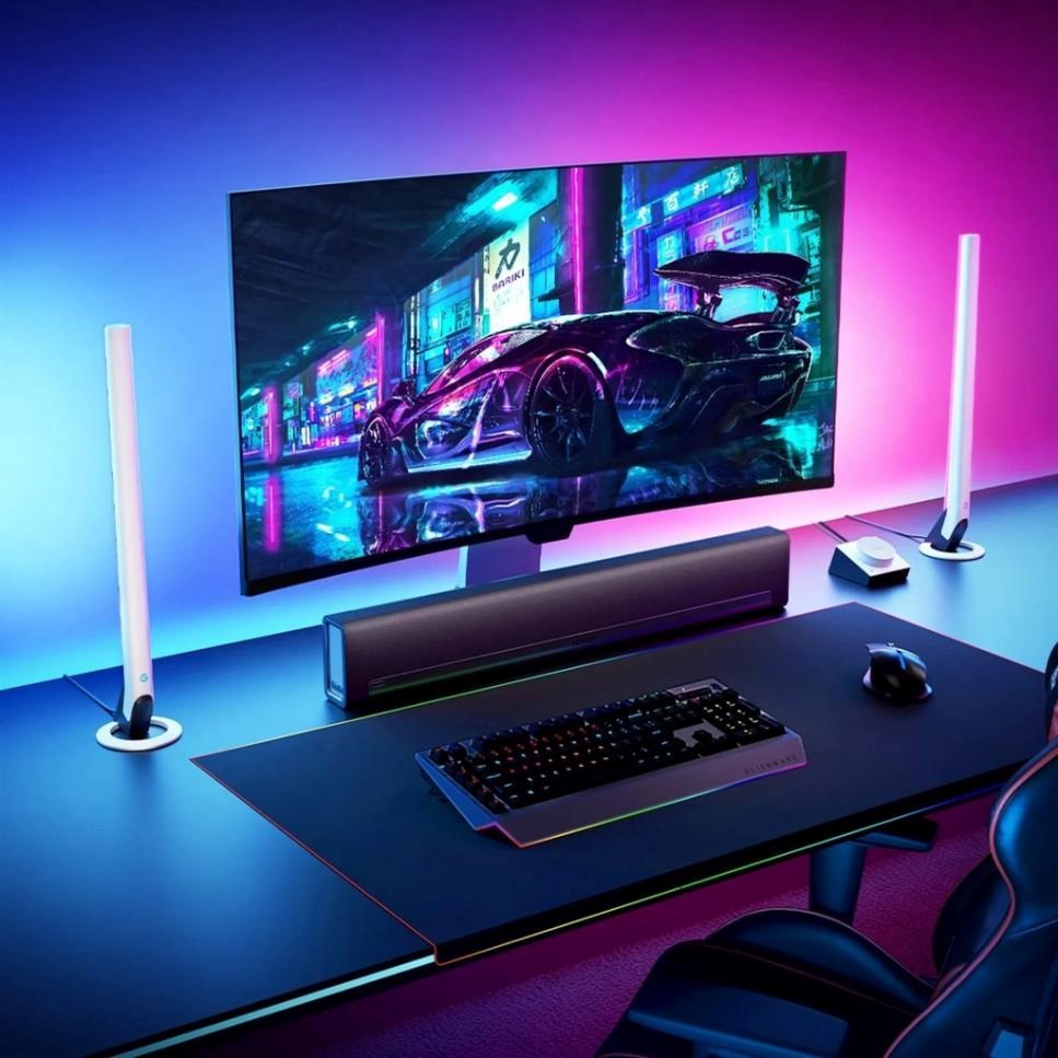 Govee Smart Gaming WiFi LED Panely + Smart Dual ovladač White