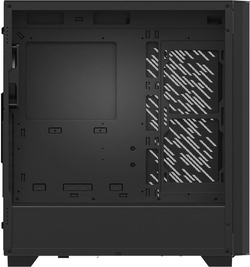ADATA XPG case VALOR AIR PRO, ATX, Průhledná bočnice, 4x 120mm ARGB Fan, Černá