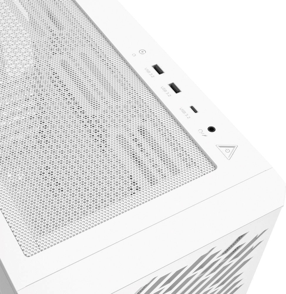 ADATA XPG case VALOR AIR PRO, ATX, Průhledná bočnice, 4x 120mm ARGB Fan, Bílá