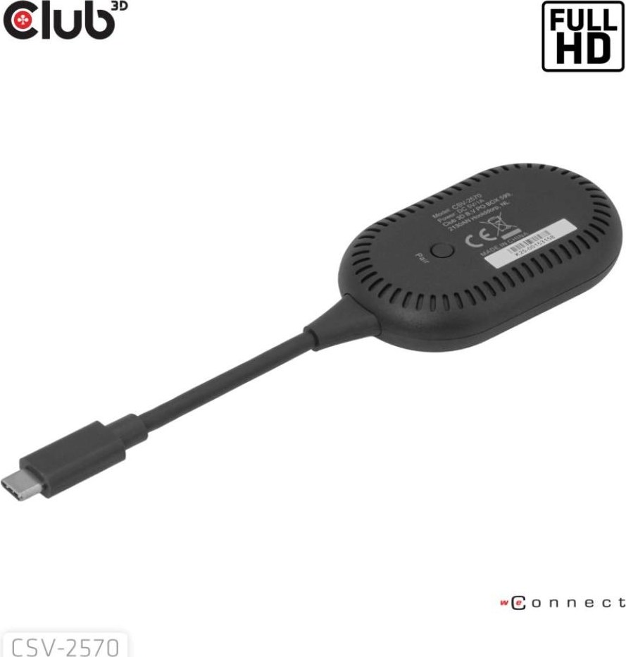 Club 3D Club3D Bezdrátový adaptér (vysílač) USB-C na HDMI, Full HD, dosah 25m