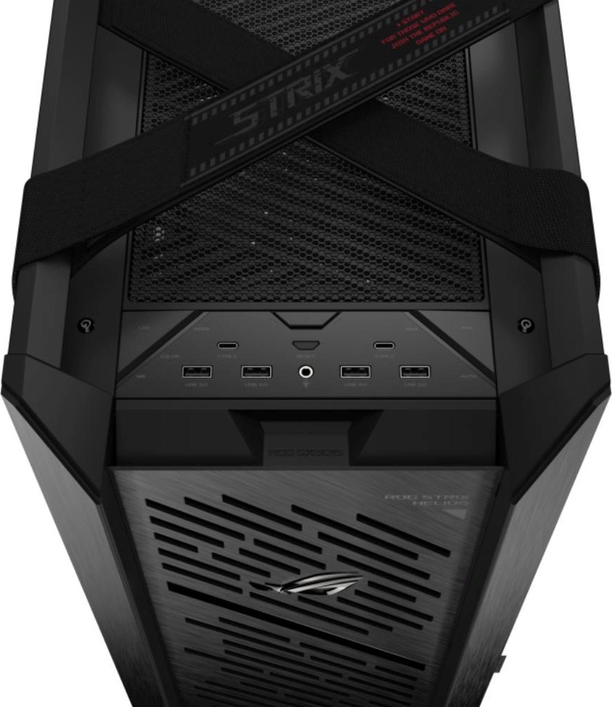 ASUS Case ROG Strix Helios II GX601S, E-ATX, Průhledná bočnice, 4x 140mm Fan, černá