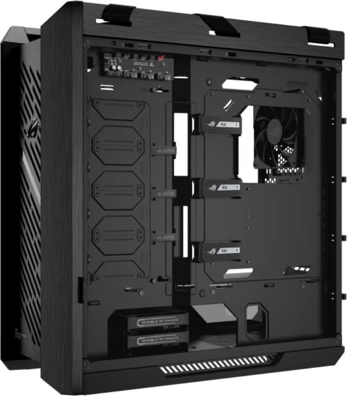 ASUS Case ROG Strix Helios II GX601S, E-ATX, Průhledná bočnice, 4x 140mm Fan, černá