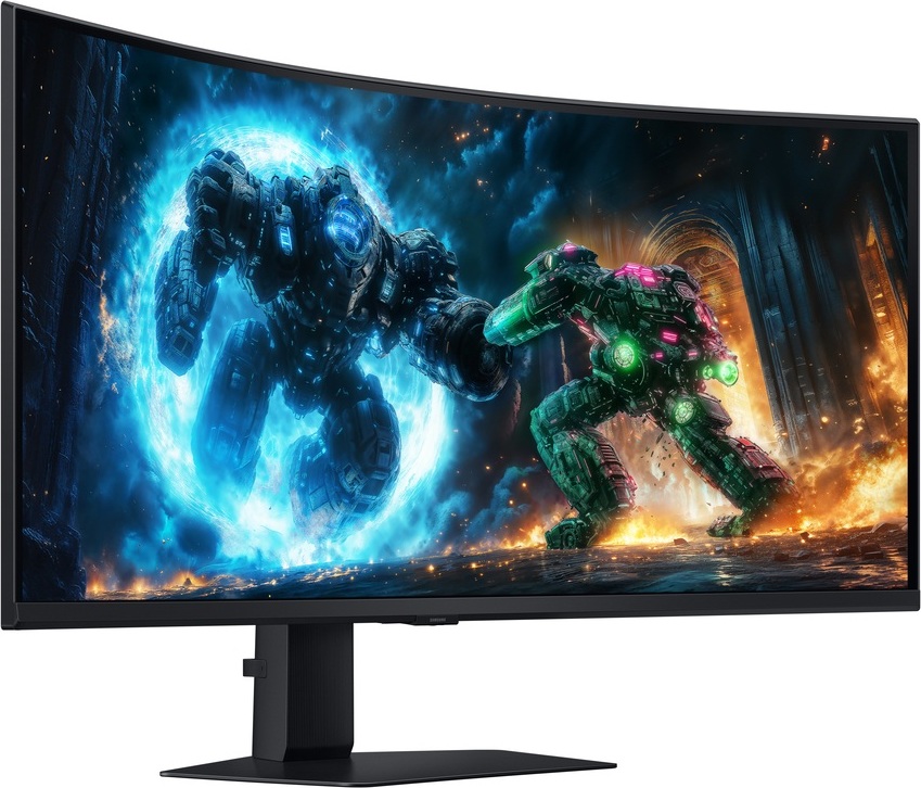 SAMSUNG MT LED LCD Monitor 40" (G75F) - Prohnutý, VA, 4K UHD, 1ms, 165hz, DP, HDMI