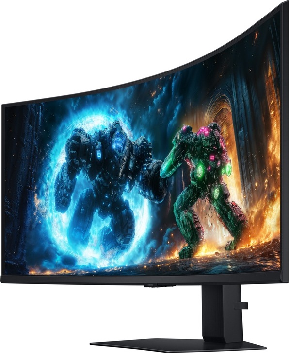 SAMSUNG MT LED LCD Monitor 40" (G75F) - Prohnutý, VA, 4K UHD, 1ms, 165hz, DP, HDMI