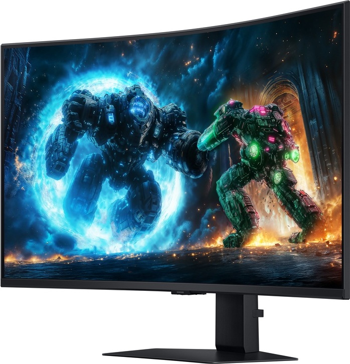 SAMSUNG MT LED LCD Monitor 37" (G75F) - Prohnutý, VA, 4K UHD, 1ms, 165hz, DP, HDMI