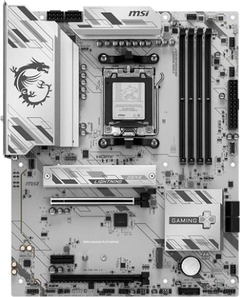 MSI MB Sc AM5 B850 GAMING PLUS WIFI6E, AMD B850, 4xDDR5, 1xDP, WiFi, ATX