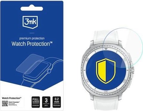 3mk hybridní sklo Watch Protection FlexibleGlass pro Samsung Galaxy Watch 8 Classic