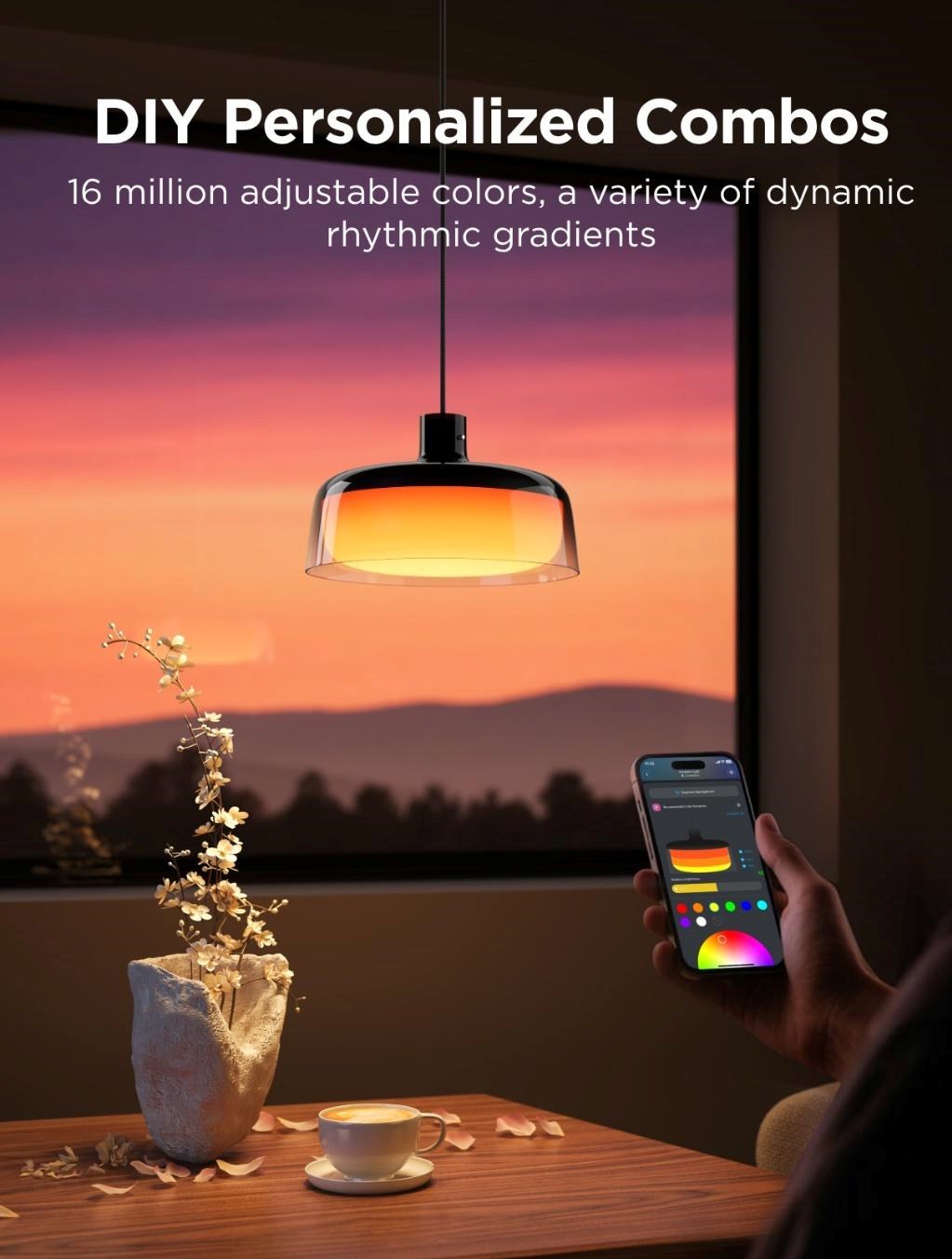 Govee Pendant Light RGBICWW závěsná lampa Matter
