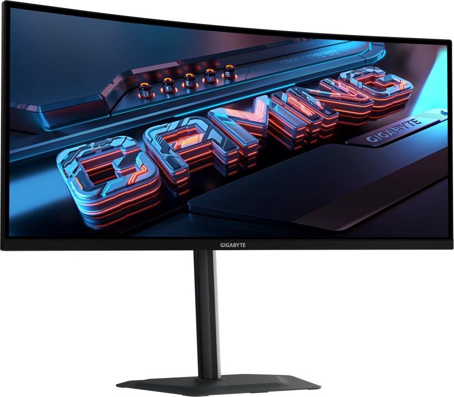 GIGABYTE LCD - 34" Gaming monitor G34WQC2, VA, 21:9, 3440x1440 QHD, 200Hz, 450 cd/m2, 1ms, 2xHDMI, 2xDP