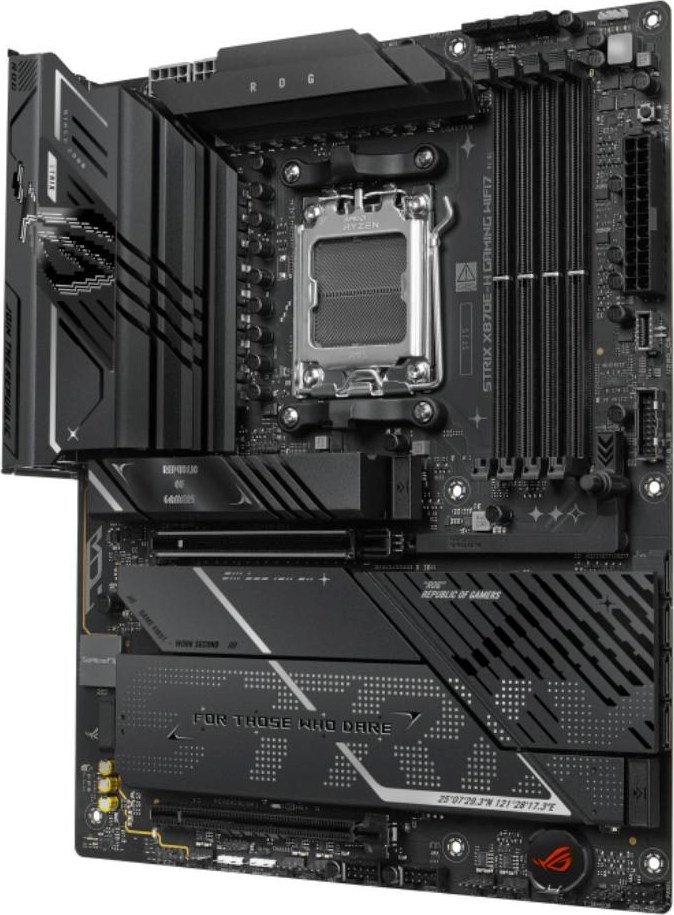 ASUS MB Sc AM5 ROG STRIX X870E-H GAMING WIFI7, 4xDDR5, 1xHDMI, 2xThunderbolt, ATX