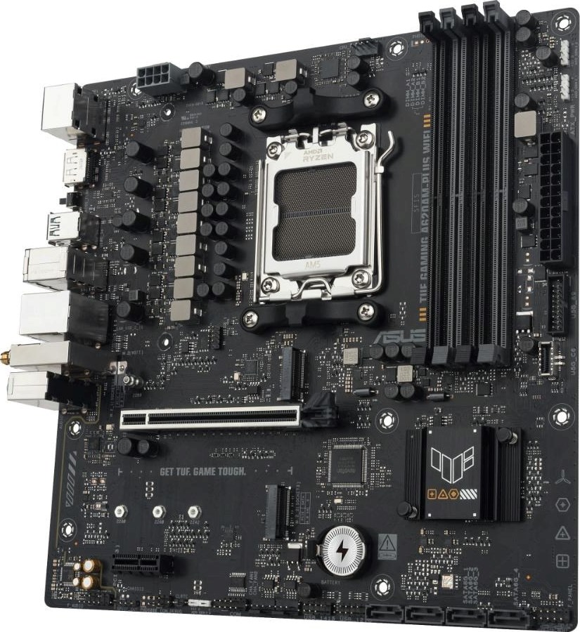 ASUS MB Sc AM5 TUF GAMING A620AM-PLUS WIFI, 4xDDR5, 2xDP, 1xHDMI, mATX