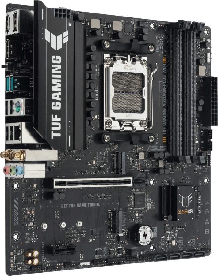 ASUS MB Sc AM5 TUF GAMING A620AM-PLUS WIFI, 4xDDR5, 2xDP, 1xHDMI, mATX