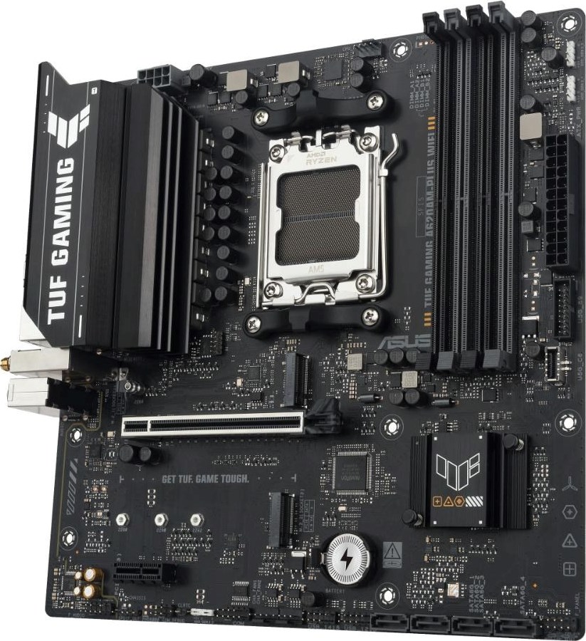 ASUS MB Sc AM5 TUF GAMING A620AM-PLUS WIFI, 4xDDR5, 2xDP, 1xHDMI, mATX