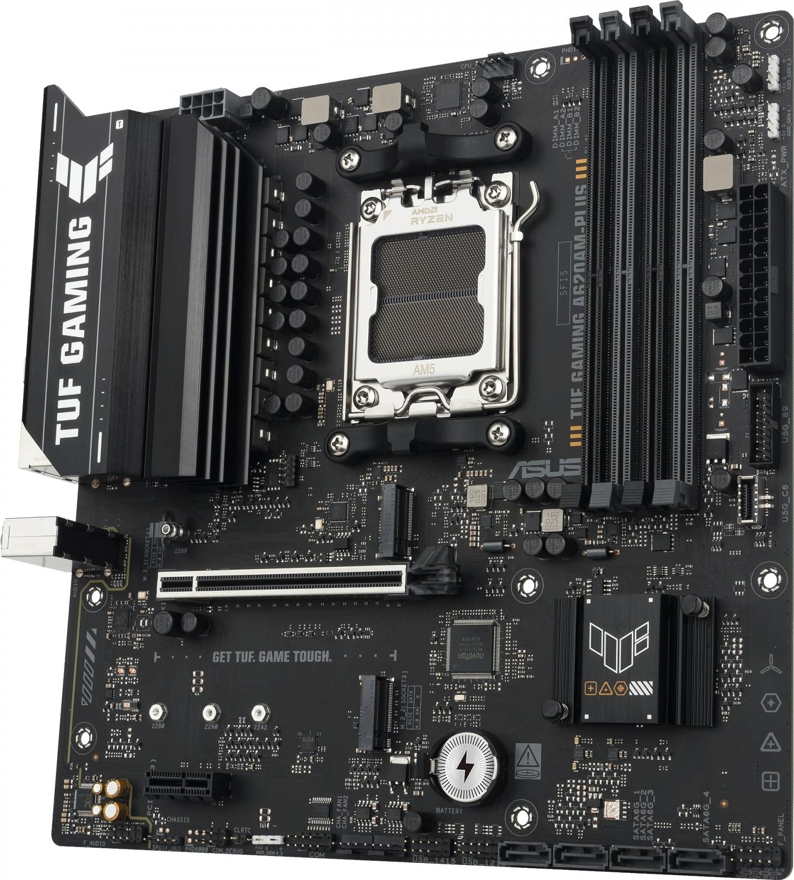 ASUS MB Sc AM5 TUF GAMING A620AM-PLUS, 4xDDR5, 2xDP, 1xHDMI, mATX