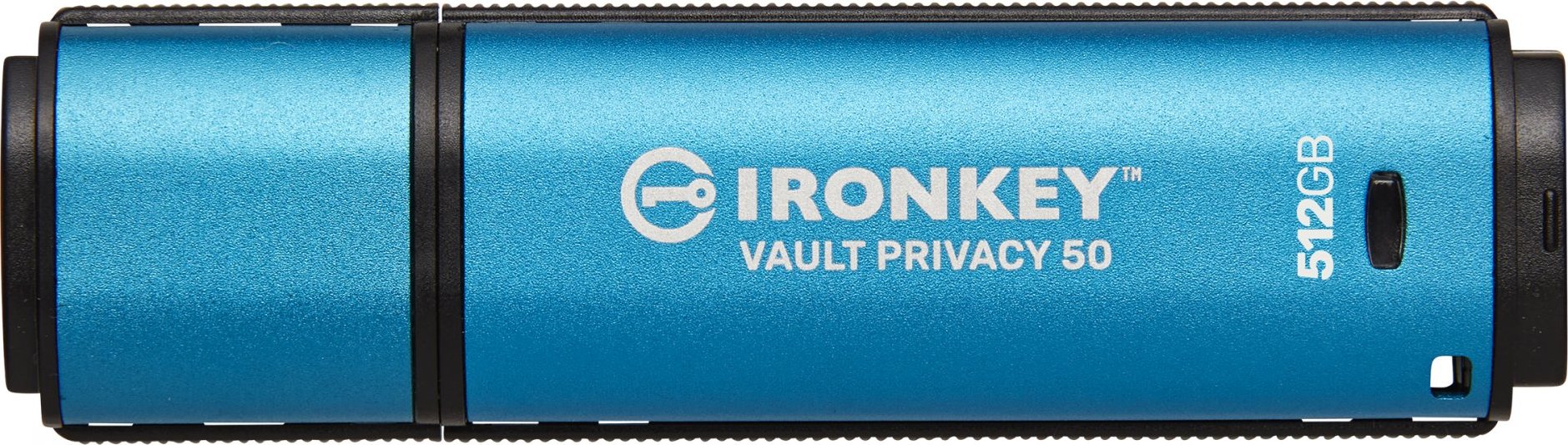 Kingston Ironkey Vault Privacy 50/512GB/USB 3.2/USB-A/Modrá