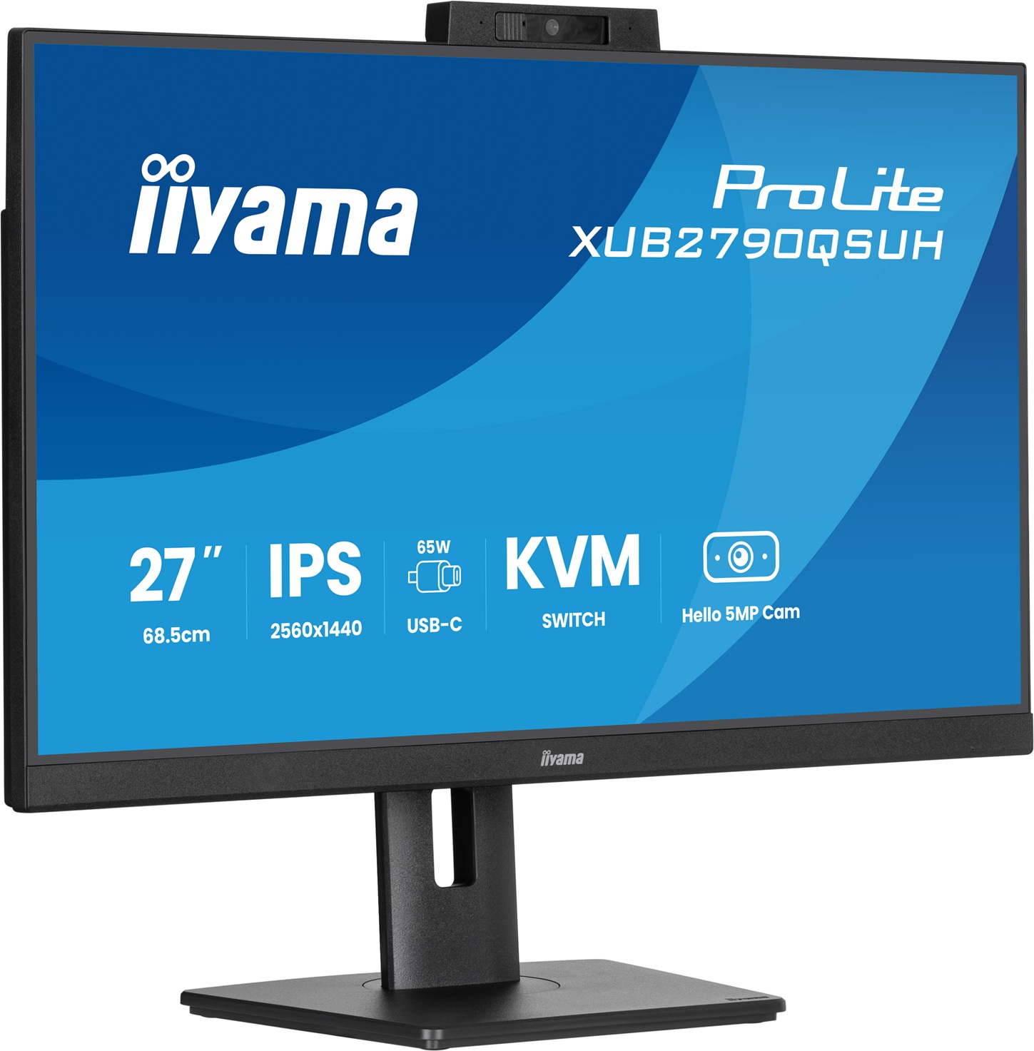 iiyama ProLite/XUB2790QSUH-B2/27"/IPS/QHD/100Hz/0,4ms/Černá/3R