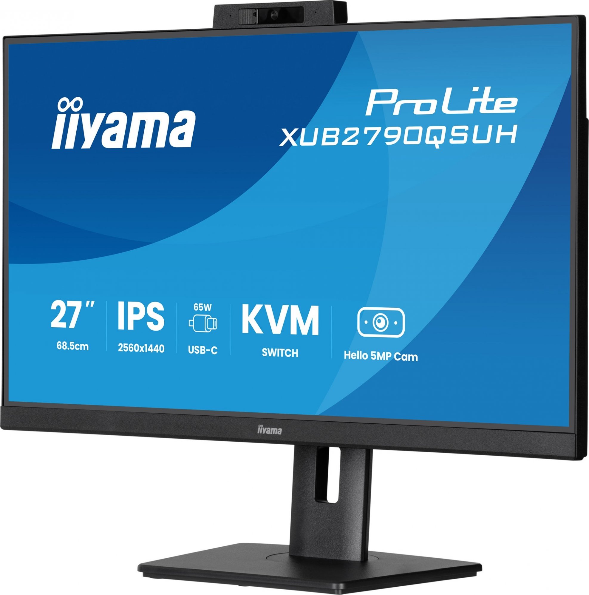 iiyama ProLite/XUB2790QSUH-B2/27"/IPS/QHD/100Hz/0,4ms/Černá/3R