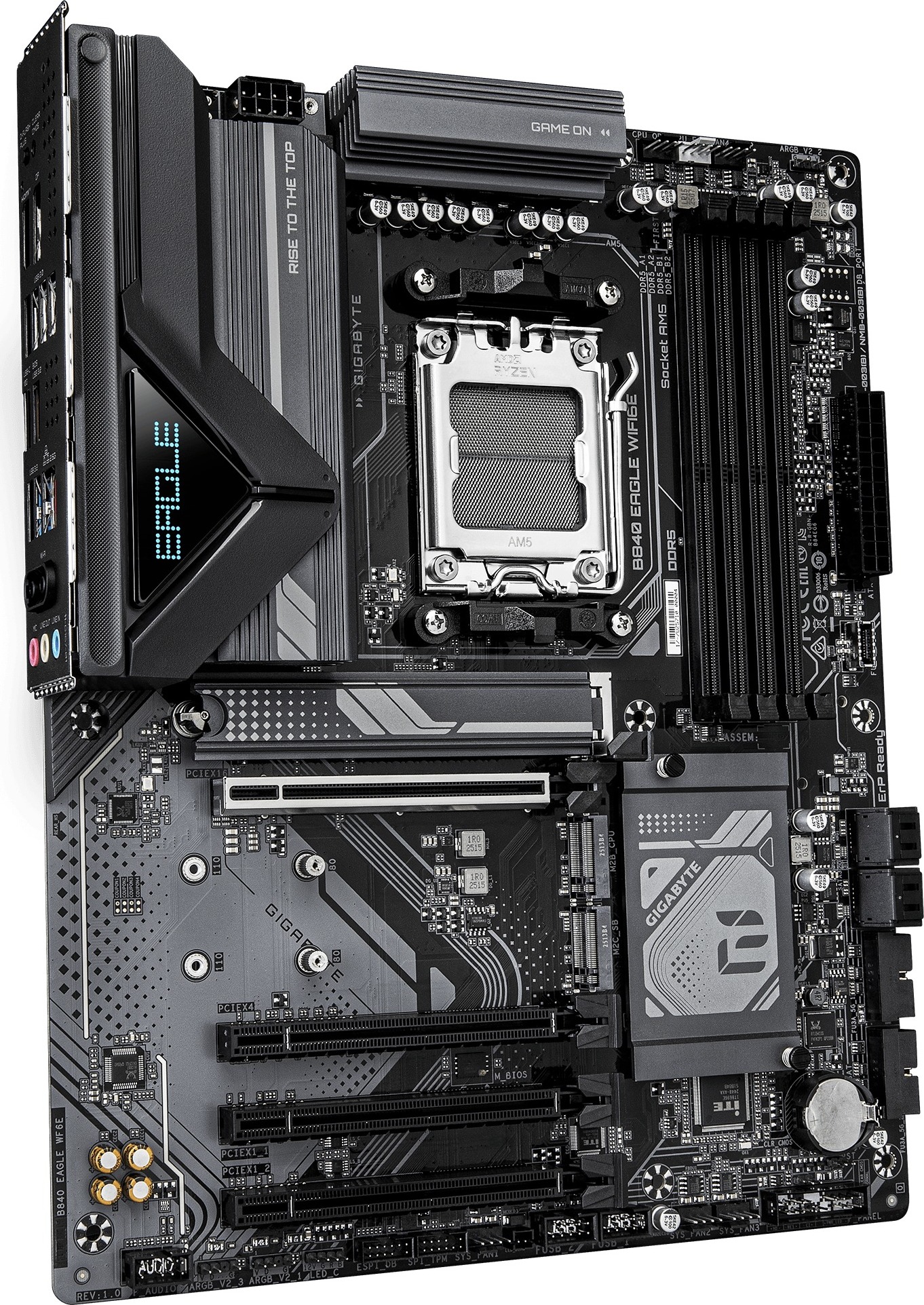 GIGABYTE MB Sc AM5 B840 EAGLE WF6E, AMD B840, 4xDDR5, Wifi, DP, HDMI, ATX