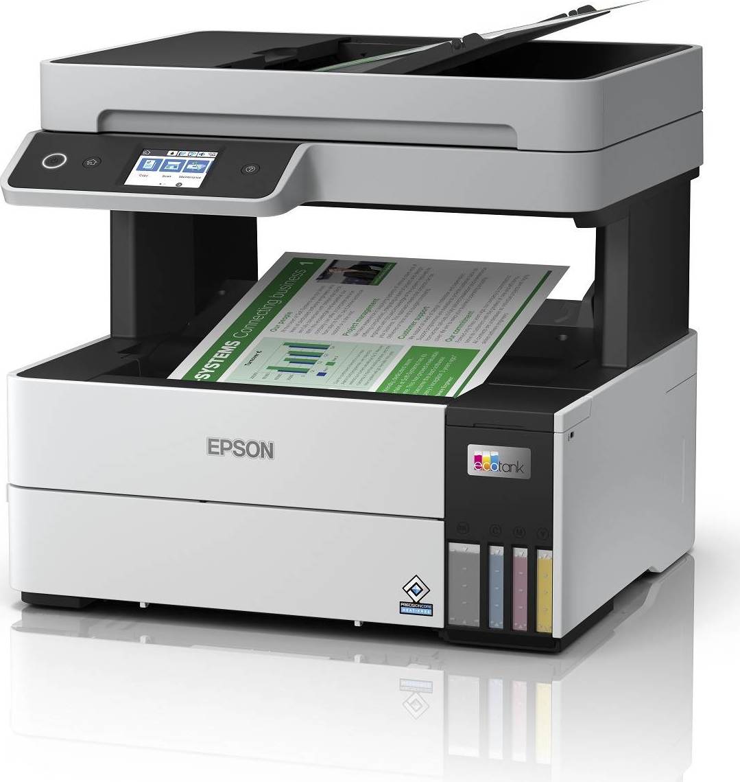 Atramentová tlačiareň EPSON EcoTank L6490, 4v1, A4, 1200x4800dpi, 37 str./min, USB, duplex, 3 roky záruka po registrácii.