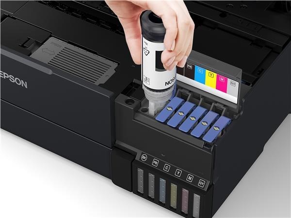 Atramentová tlačiareň EPSON EcoTank L8180, 3v1, A3, 28 str./min, USB, LCD panel, fototlačiareň, 6ink, 3 roky záruka po reg.