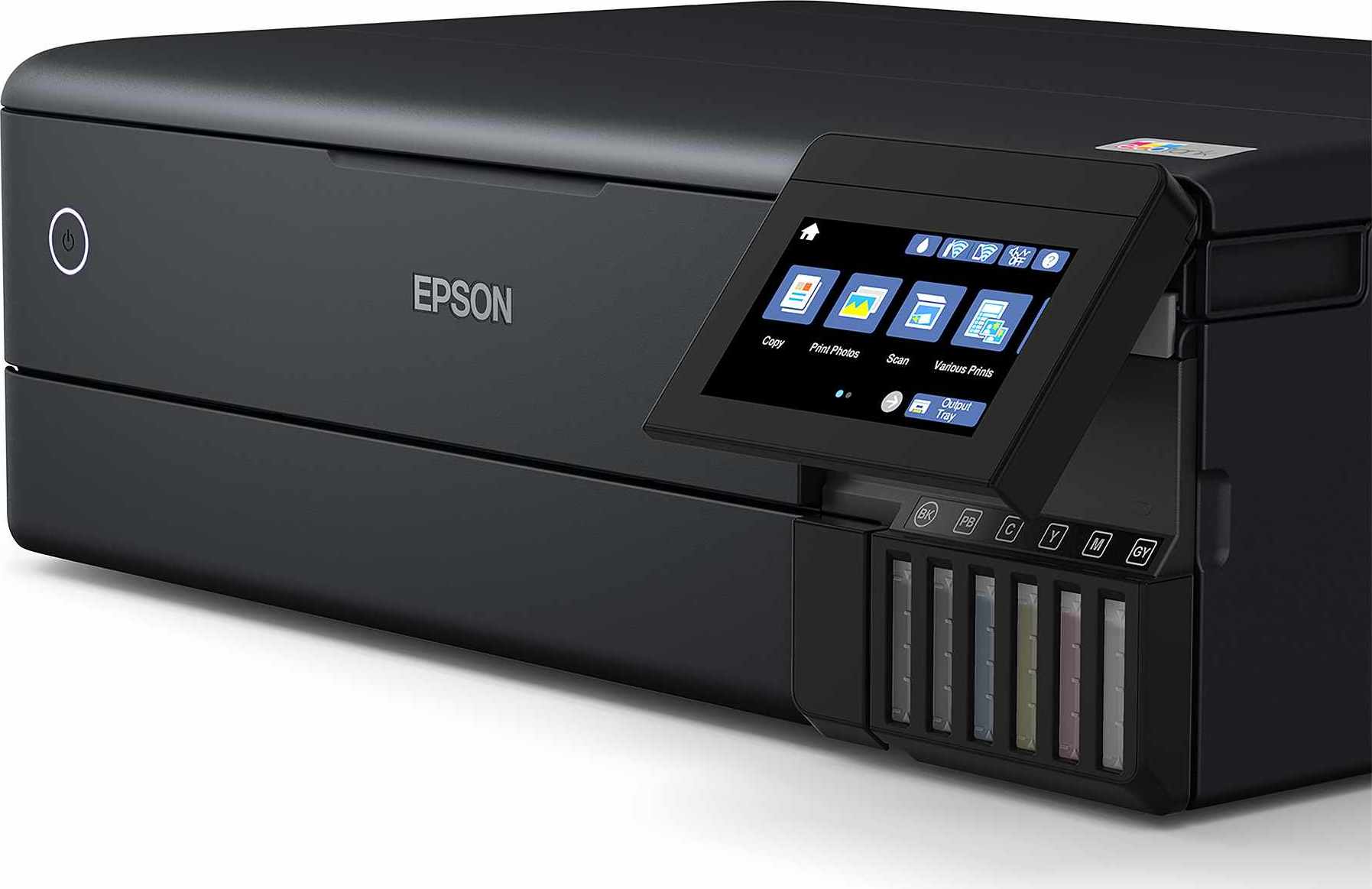 Atramentová tlačiareň EPSON EcoTank L8180, 3v1, A3, 28 str./min, USB, LCD panel, fototlačiareň, 6ink, 3 roky záruka po reg.