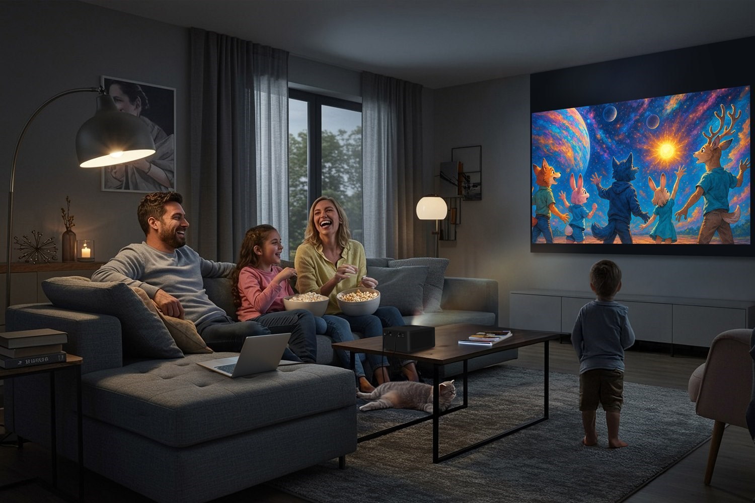 Optoma projektor Photon Life PK32 (DLP, LED, 4K UHD , 1100  ANSI, 400:1, HDMI, USB, USB-C, repro 1x5W)