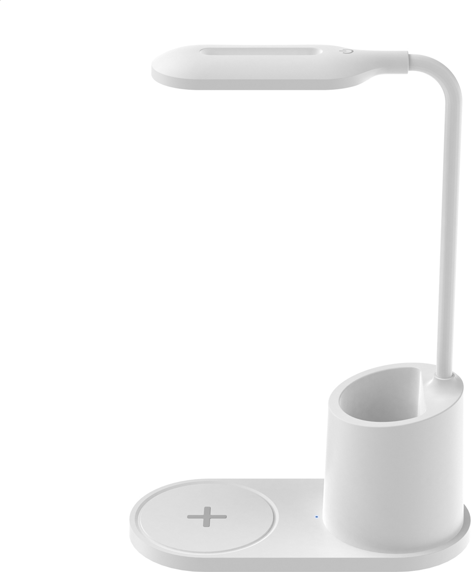 Fellowes Platinet PDL1930W stolní LED lampa 3W stmívatelná, bezdrátové nabíjení, bílá