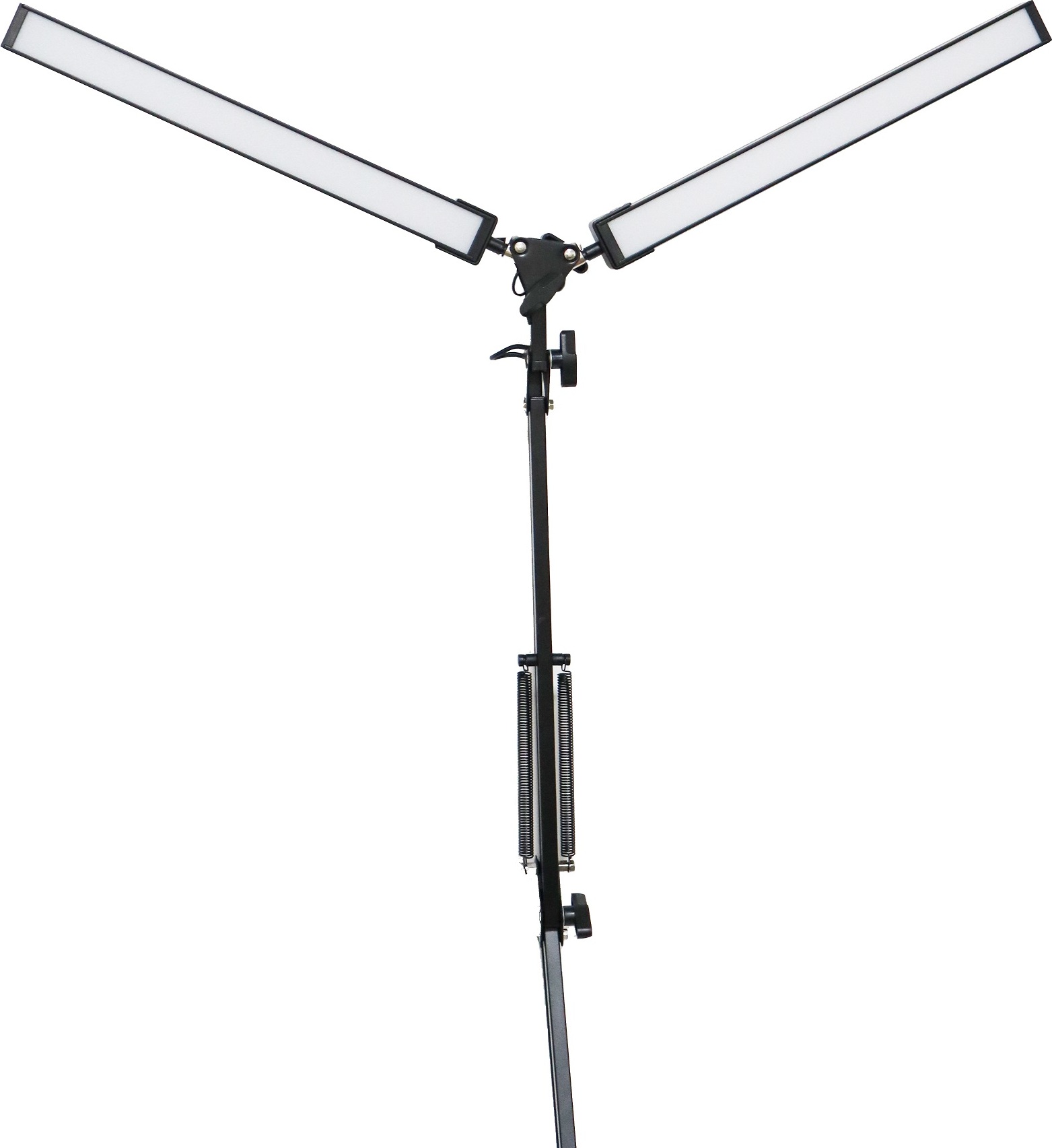 Fellowes Platinet PDLD20 stolní LED lampa Flexy 20W stmívatelná s klipem, 2 ramena, černá