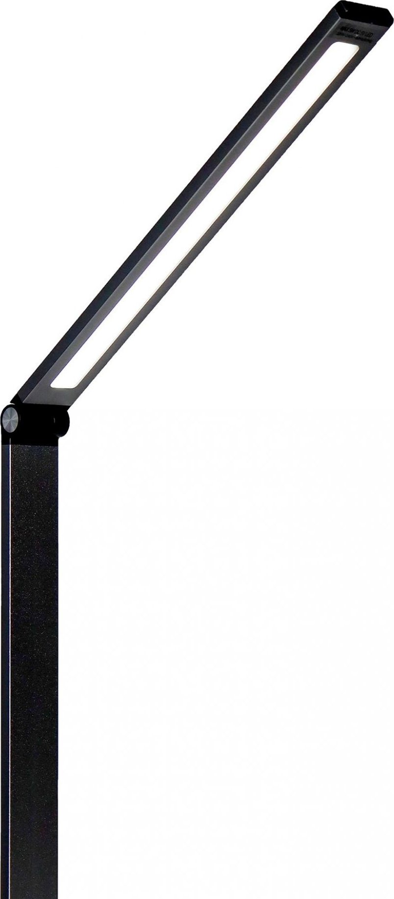 Fellowes Platinet PDL888B stolní LED lampa 10W stmívatelná, bezdrátové nabíjení, USB port, černá
